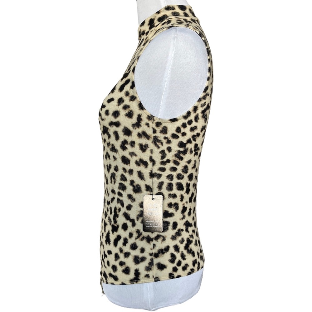 EXPRESS One Eleven Leopard Print Thong Bodysuit / Medium / NWT - Picture 3 of 6